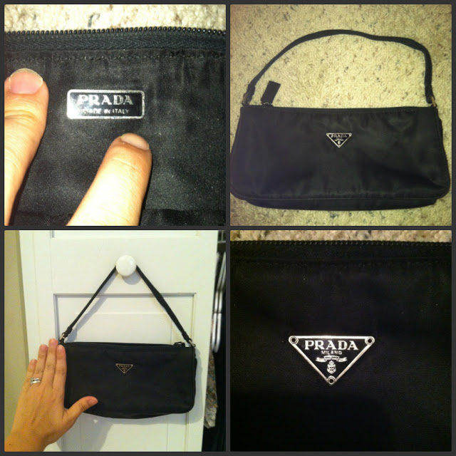 prada little black bag