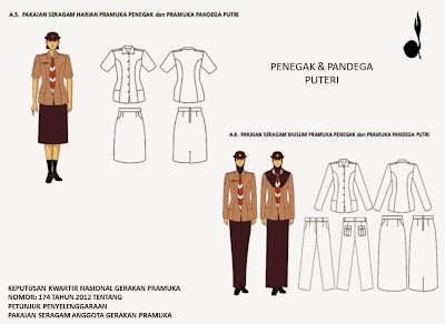 Pakaian Seragam Pramuka Terbaru 2014 Pakaian+Seragam+Pramuka+Penegak+dan+Pandega+Putri