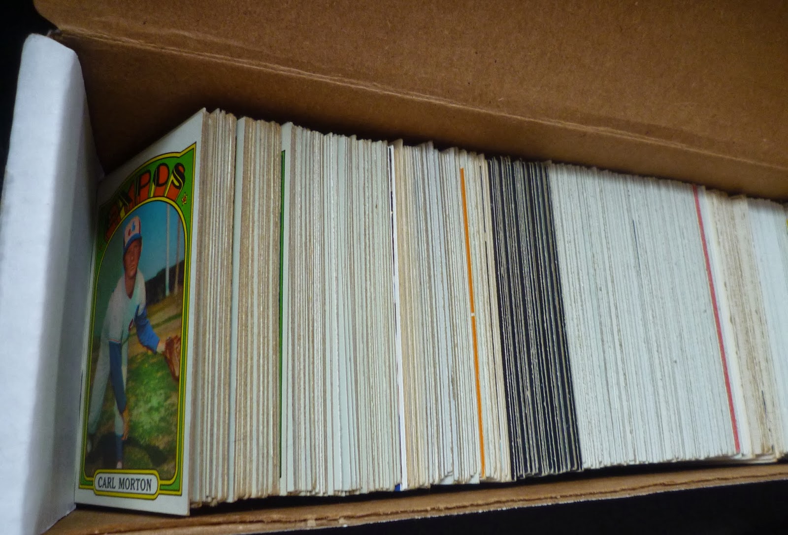 Getting Back into Baseball Cards....in Japan A Pile of 1975 Topps Commons