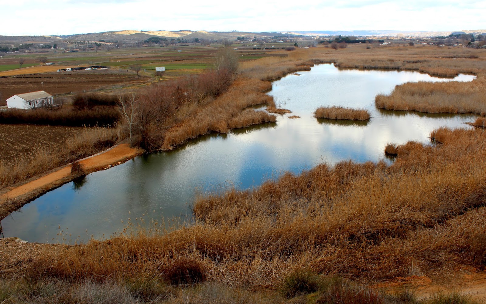 Vistas de la Laguna de San Juan en Chinchón-Madrid