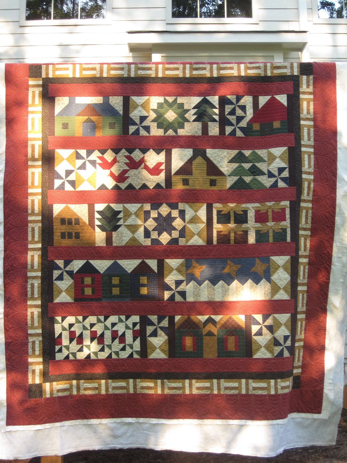 Thread Waggle Quilting Thimbleberries Hometown Christmas Part 1