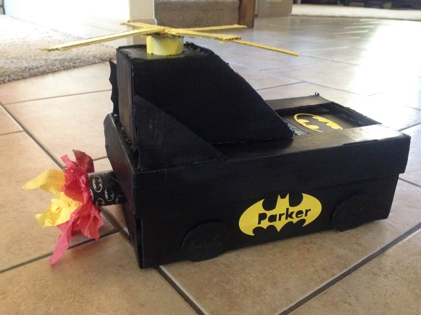 Mommy Lessons 101 Creative Valentine's Box 15 Batmobile