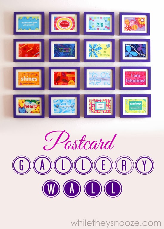 While They Snooze Postcard Gallery Wall