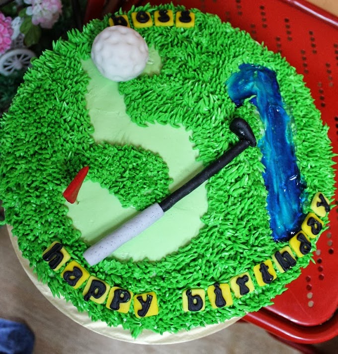 Golf Theme cake