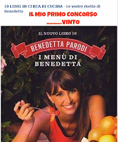 Vincitrice del concorso de "I MENU' DI BENEDETTA"