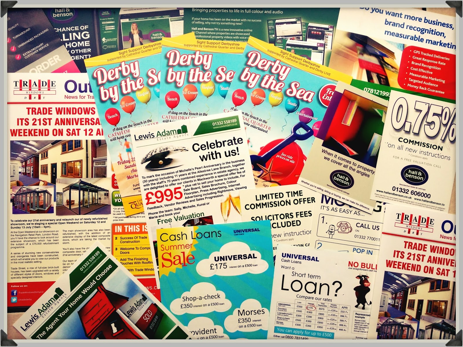 Media distribution in Gloucester, Leaflet delivering service, Door to