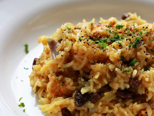 Raisins Saffron Rice