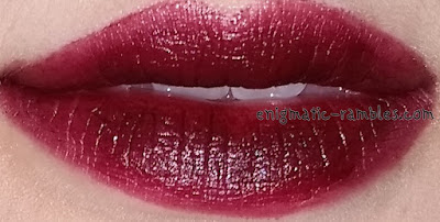 swatch review makeup gallery poundland colour moisture lipstick black cherry 18 swatch-review-makeup-gallery-poundland-colour-moisture-lipstick-black-cherry-18