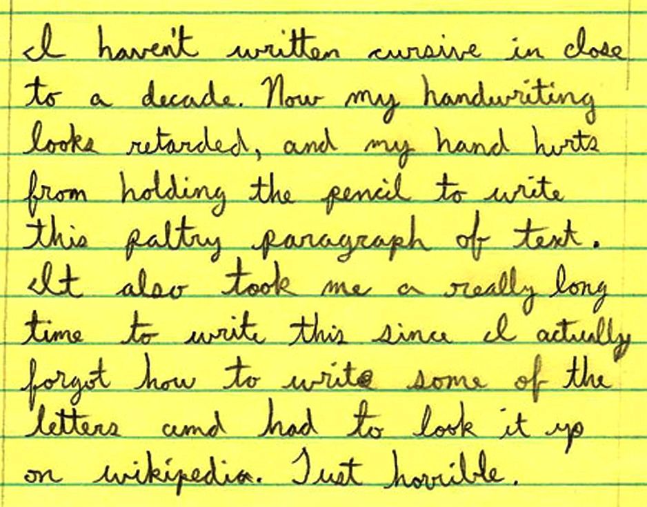 G Cursive Writing