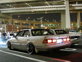 Toyota Mark II X80, japoński sportowy sedan, tylnonapędowy, napęd na tył, RWD, drifting, zdjęcia, tuning