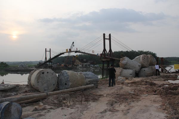 hình thực tế khu đô thị Sunrise river