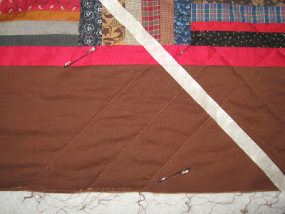 puckers on hand quilted border
