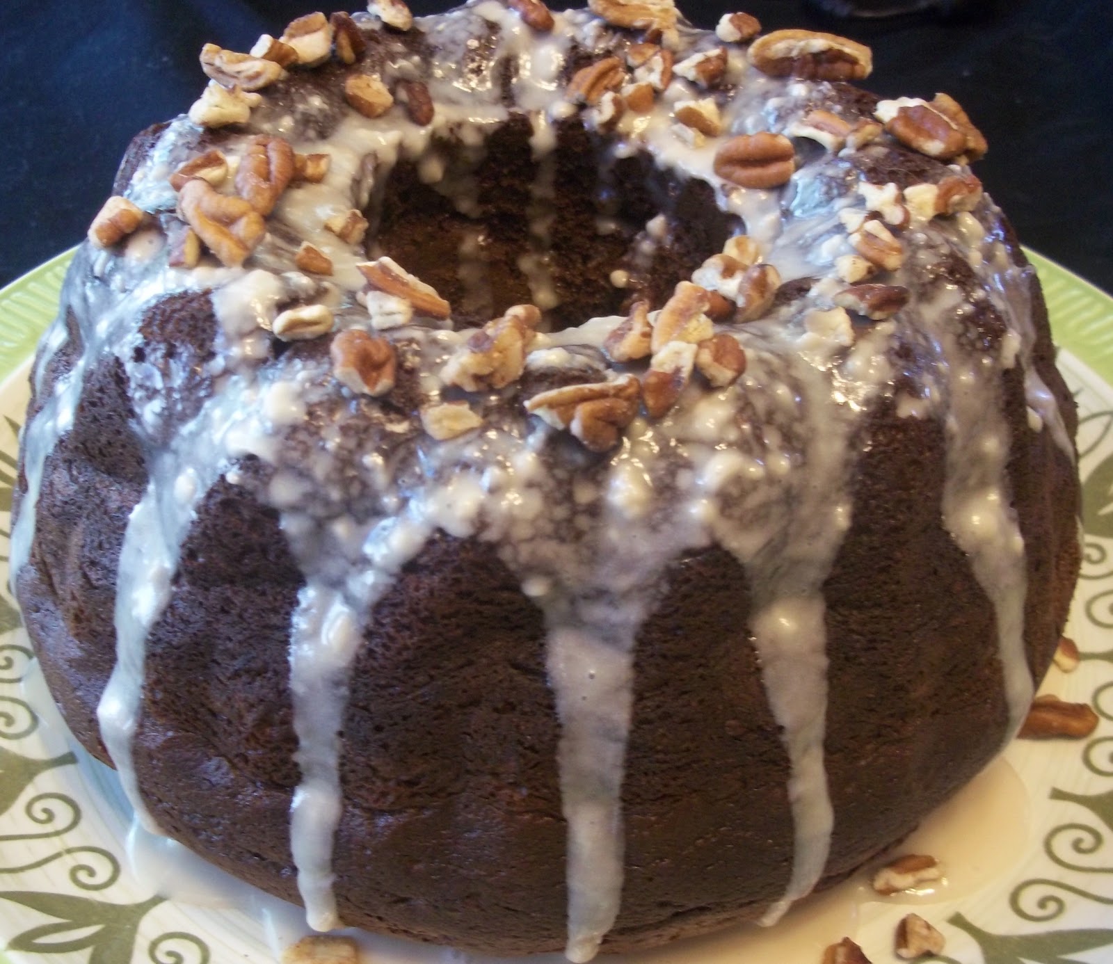 Fruitcake in the Kitchen Chocolate Kahlua Cake