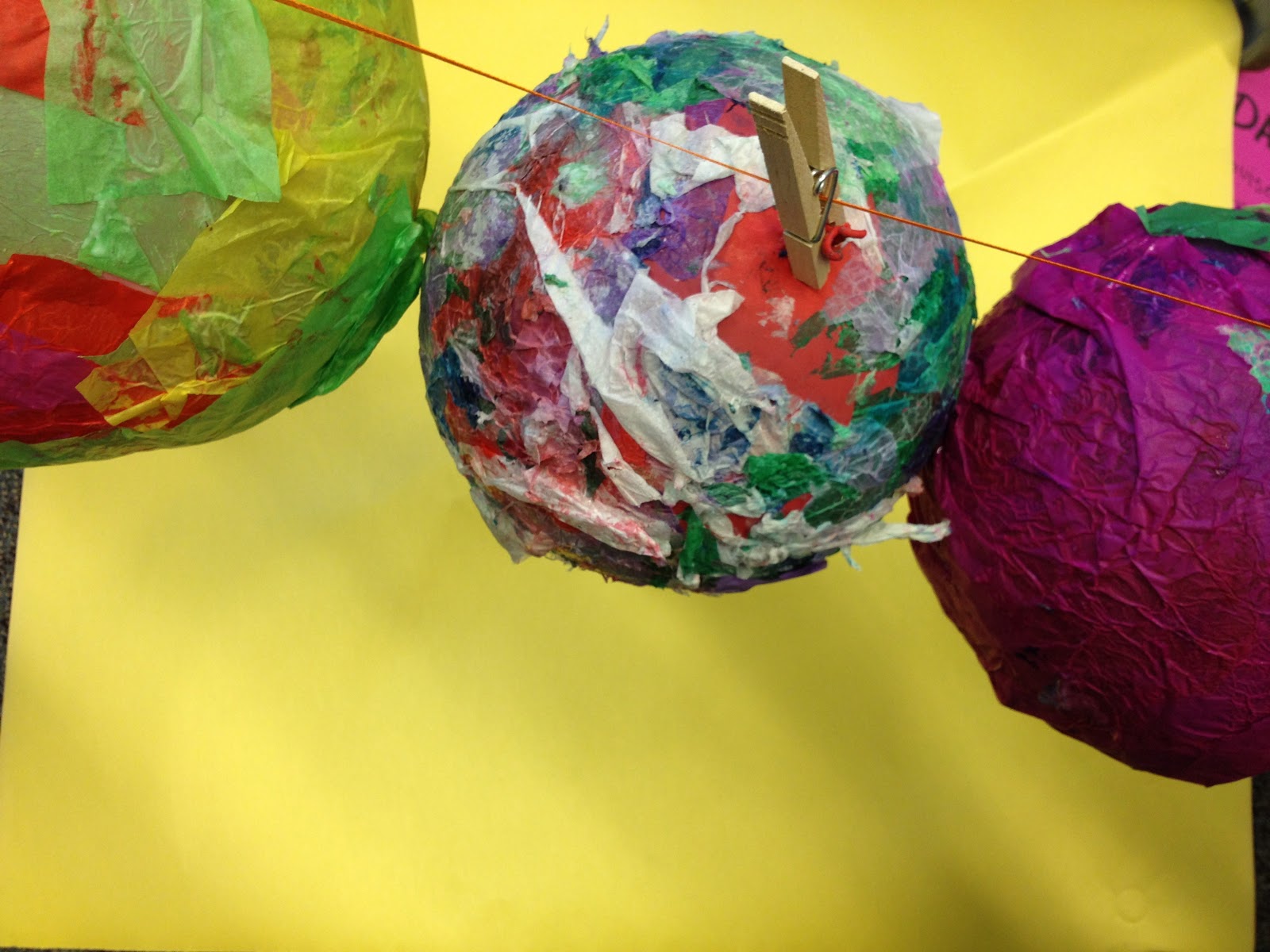 In the Children's Room 25 Days of Art Paper Mache Pinatas