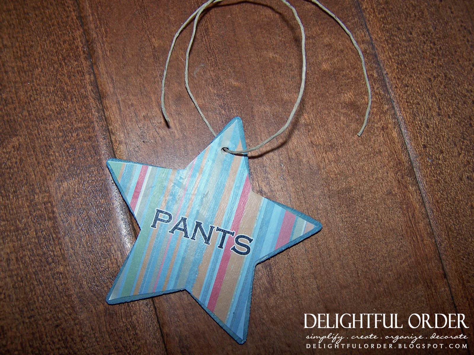 Delightful Order Children's Clothing Star Label Tutorial