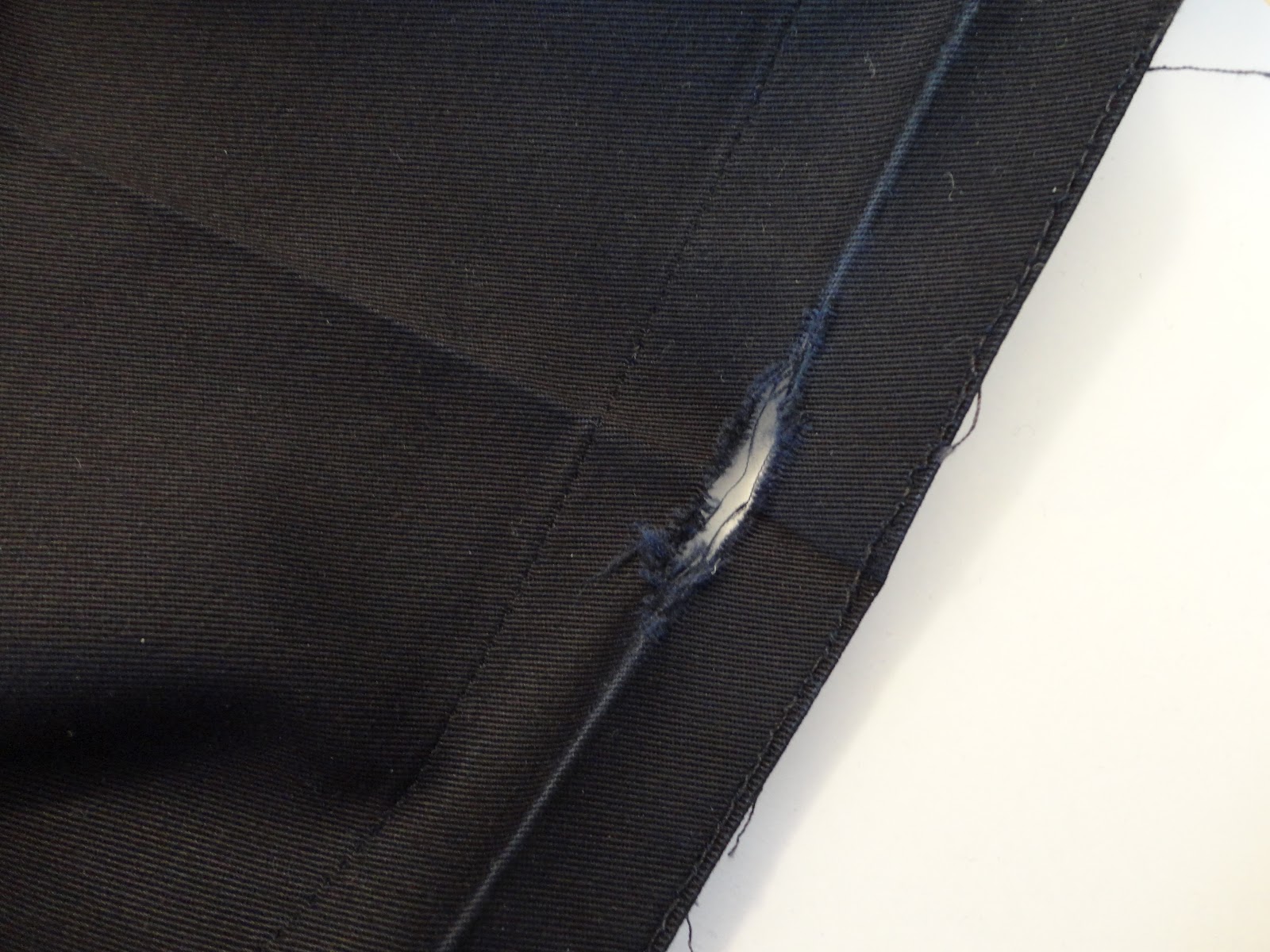 Whoever has the most fabric, etc... Make Do and Mend Using Kick Tape