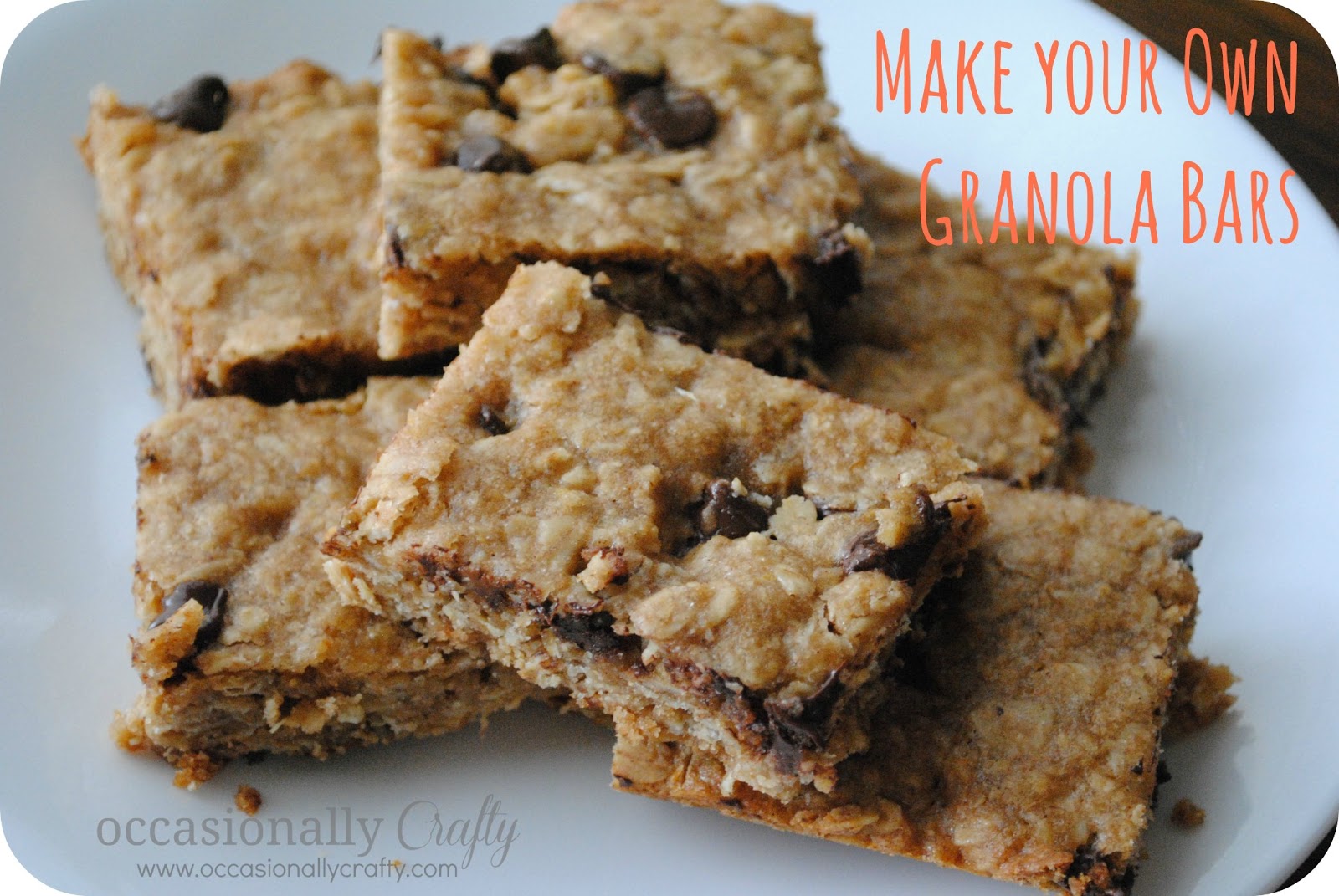 Making My Own Granola Bars Occasionally Crafty Making My Own