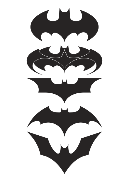 batman design part-2 logo vector