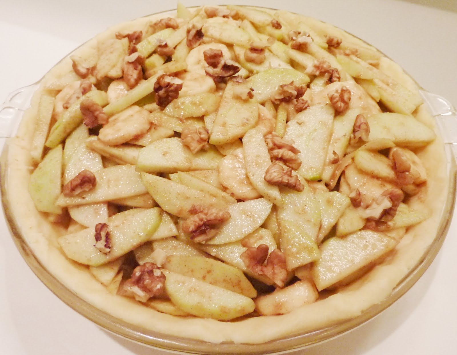 My Personal Food Journal Homemade Banana Walnut Apple Pie