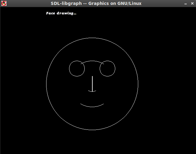 face drawing graphics programming in linux c program computer tech interview questions