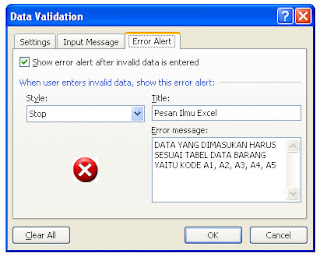 membuat validasi data