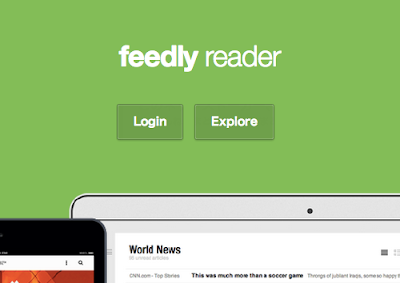 feedly top page