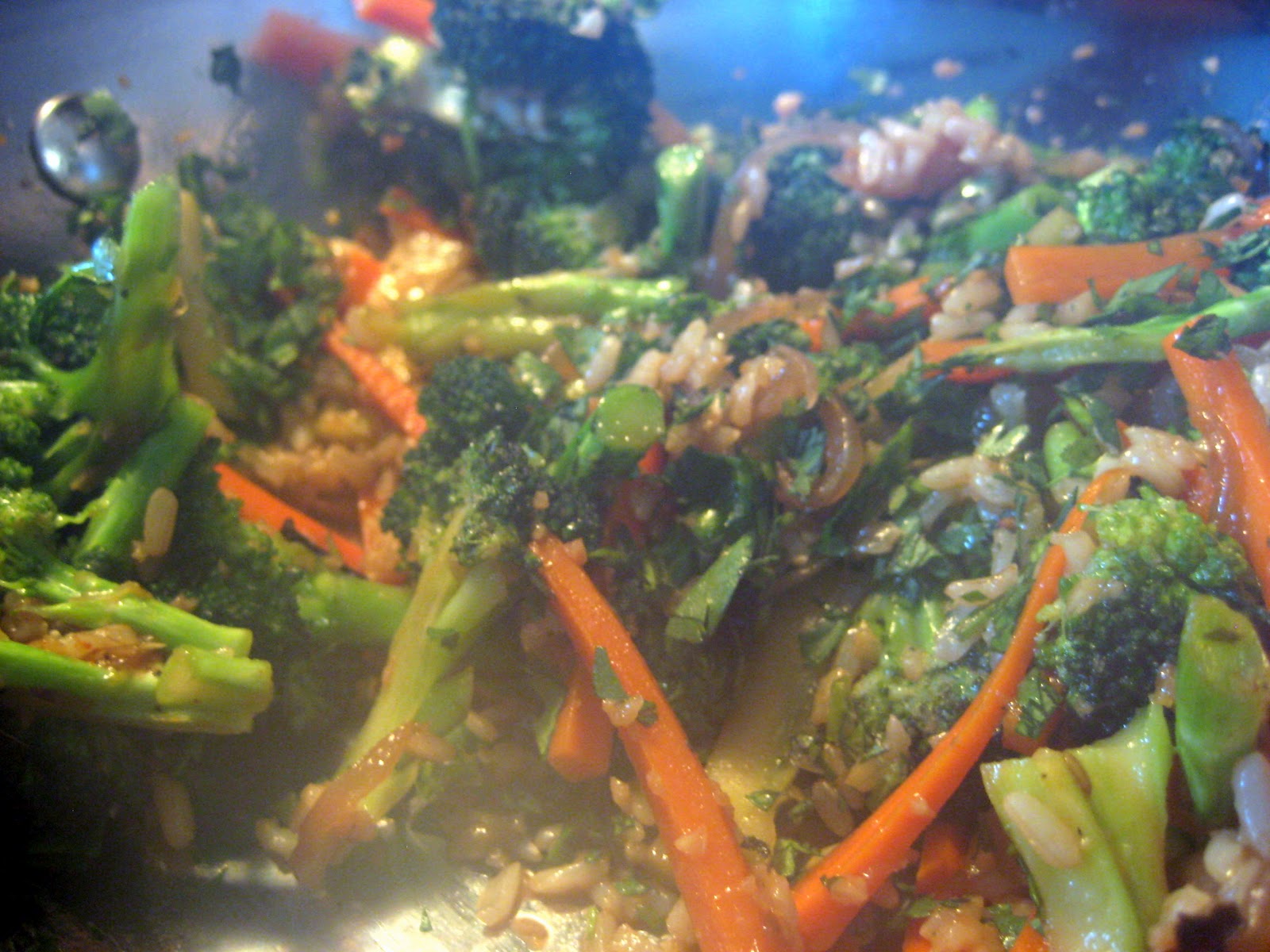 Shoots and Platters Thai Thighs and Broccoli Fried Rice