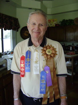 wood turning ribbons earned at San Bernardino County Fair 2011