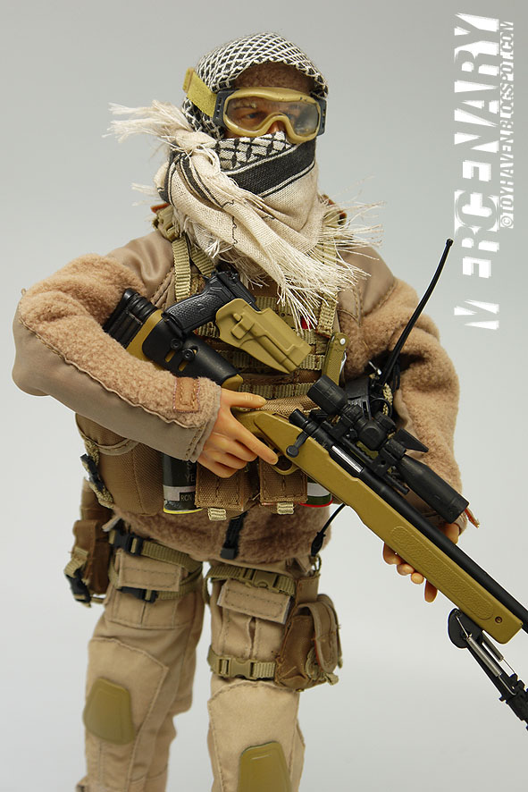 1/6th Scale Military Shemagh Arab Desert Keffiyeh Scarf Hot Toys GI Joe Dragon 