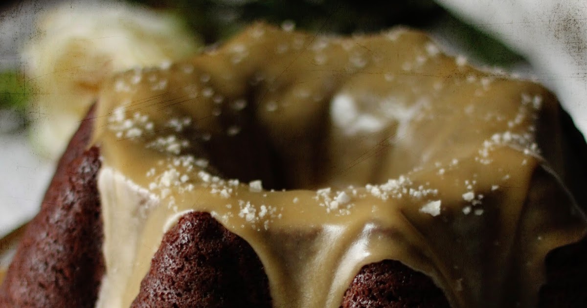 The Charm of Home Guinness Chocolate Cake with Salted Caramel Glaze