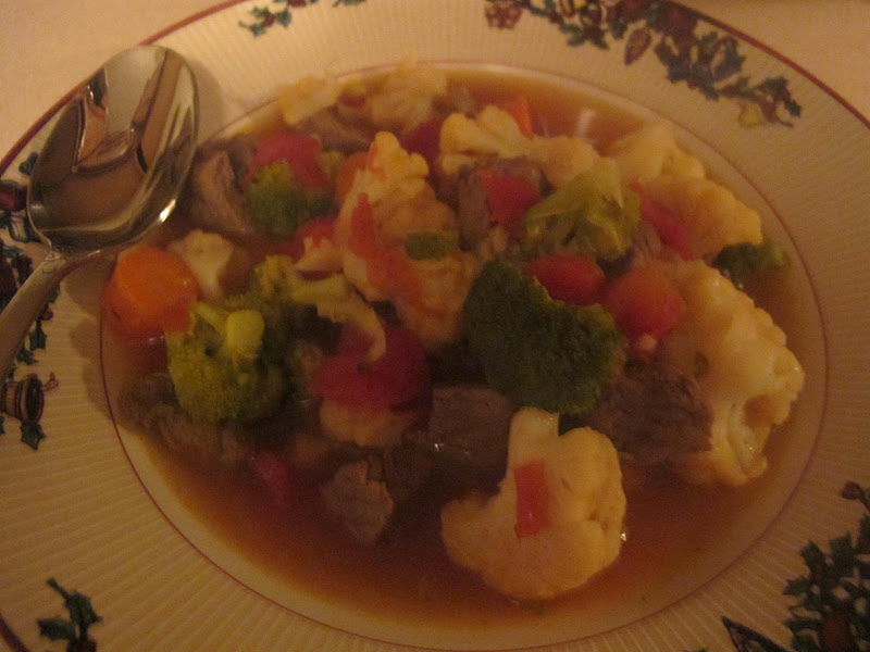 Enjoying Healthy Foods Broccoli and Cauliflower Stew