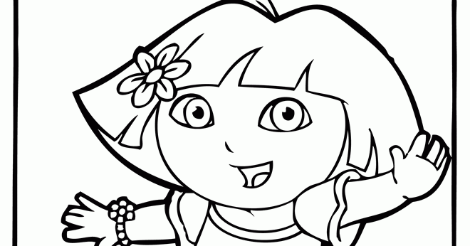A Bunch of Sweet Coloring Pages: Dora The Explorer Coloring Pages