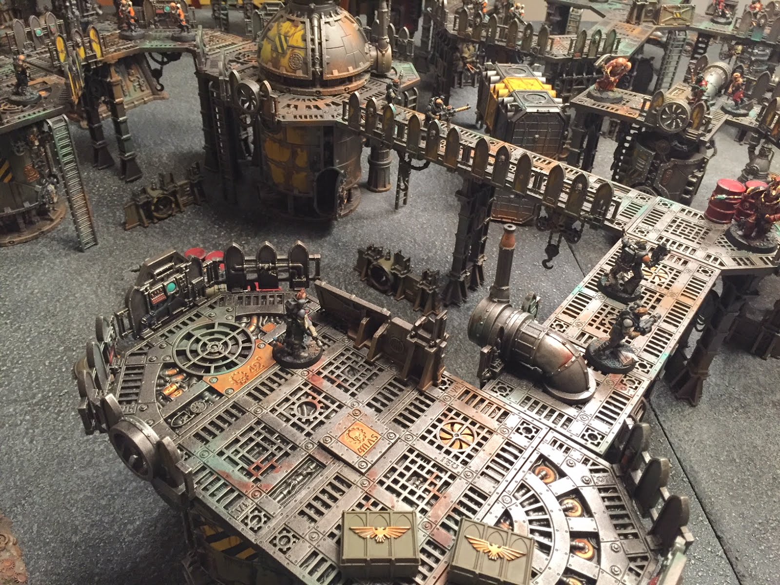 World of Walton's Crafts Necromunda Board Complete!