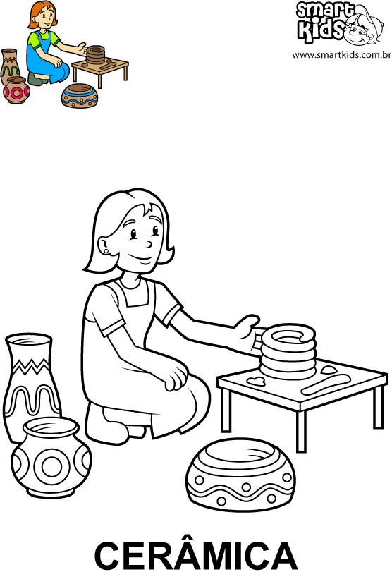 Desenhos para colorir Profissões Espaço Renda Aparador Wengue Y Plata ~ Desenhos para colorir Profissões Espaço Renda