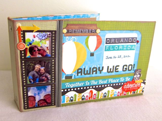 guest designer michelles vacation mini album cutcardstock vacation albums