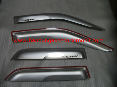 Talang Air New CRV 02-06 Silver Mugen 3M Depan Belakang Talang Air New CRV 02-06 Silver Mugen 3M Depan Belakang
