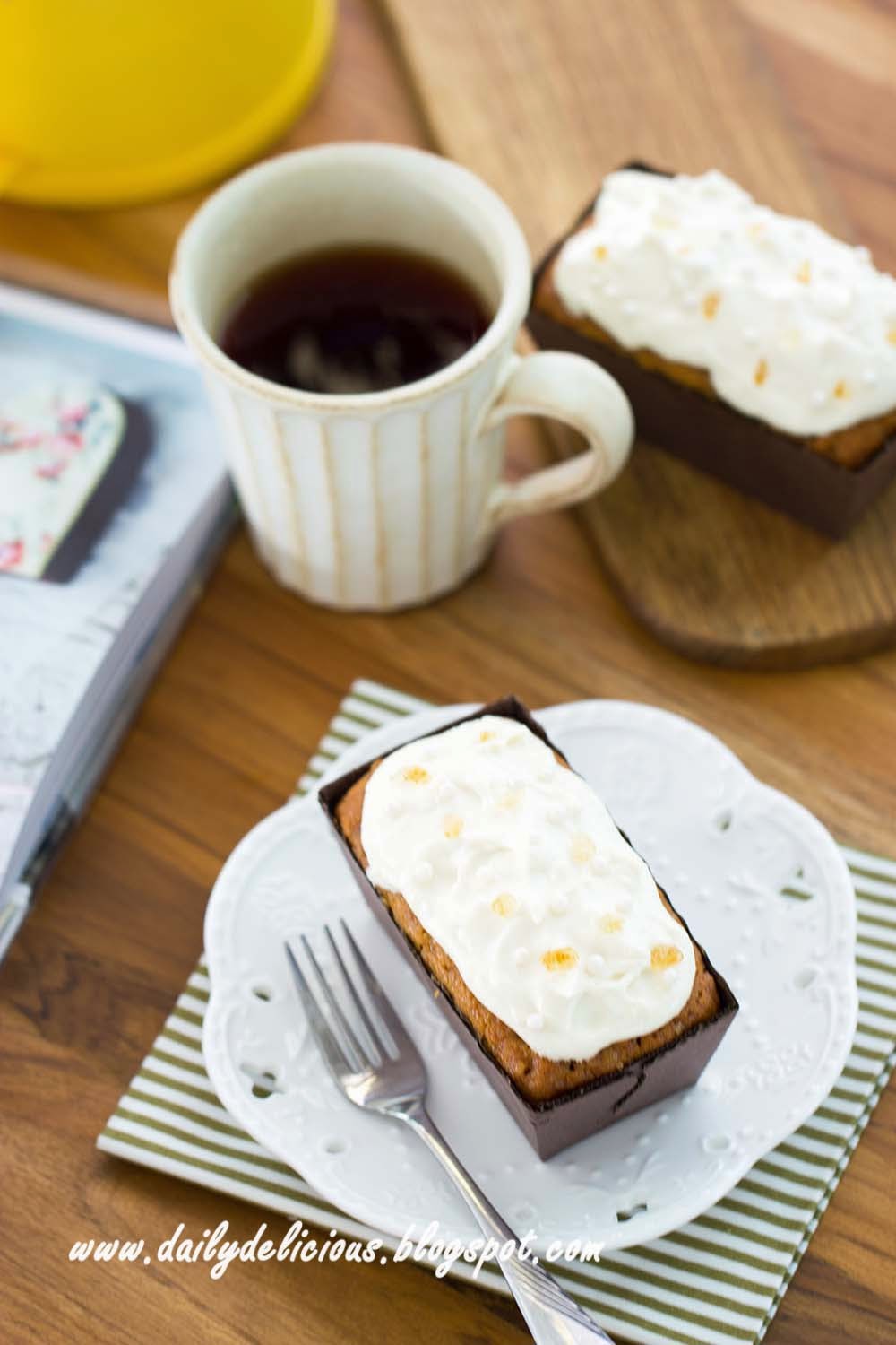 dailydelicious Chamomile tea and Honey cake