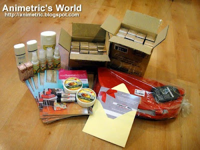 Prizes from Pond's, House of Obagi, Crumpler, Human Nature, and Real Living