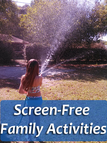 Screen-Free Family Activities #ihsnet @holisticschool A 10-day series on how to reduce or eliminate the amount of time our children spend on various types of screens.
