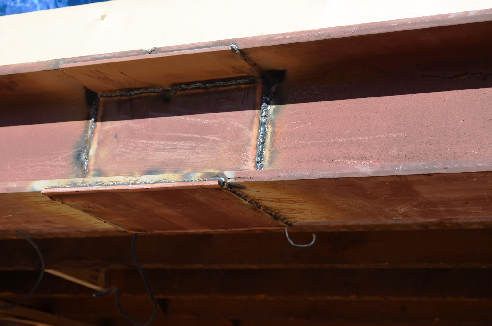 The House The 1,200 pound beam