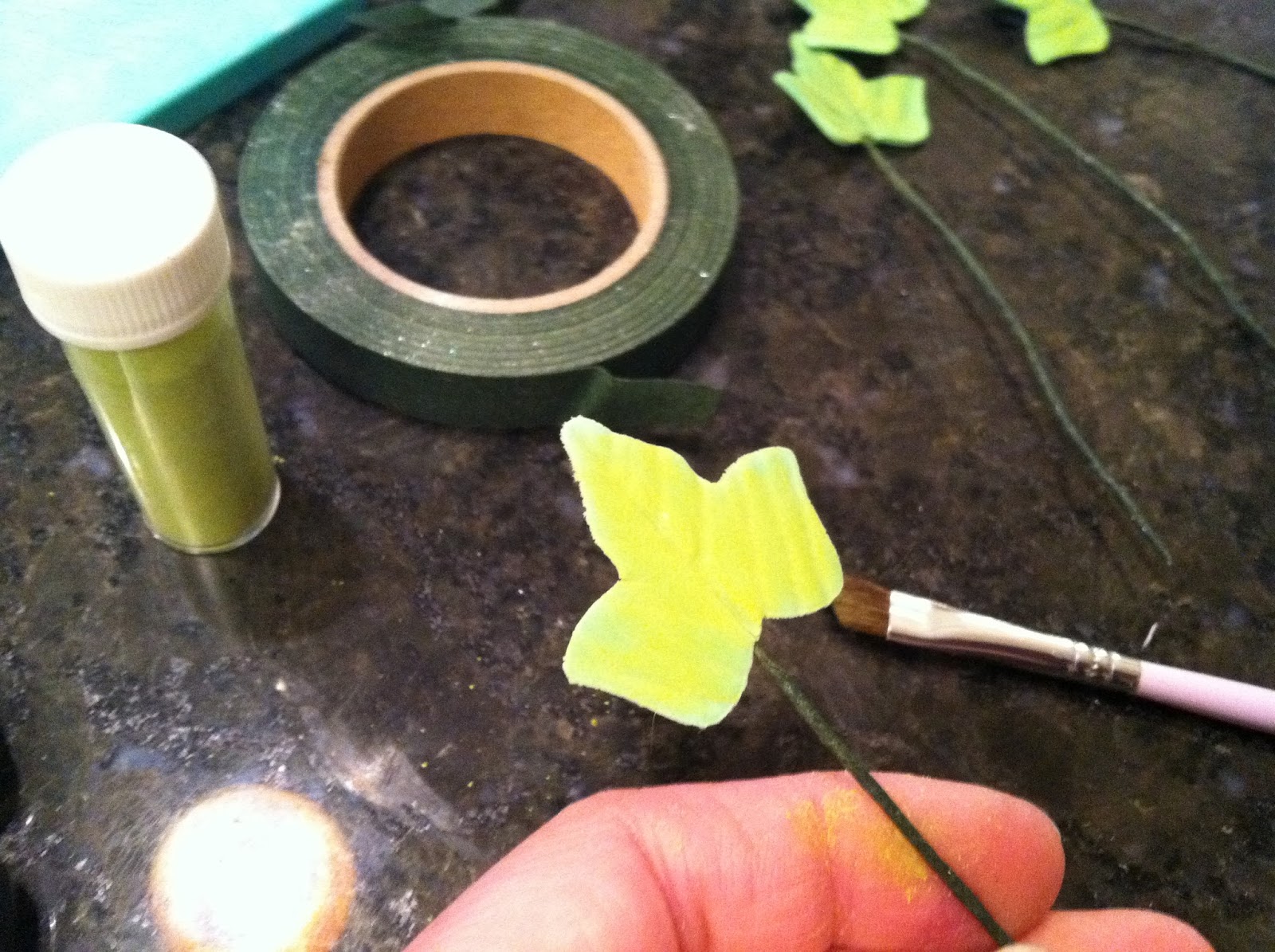 The Iced Queen Gum Paste Ivy from Wilton Course 4