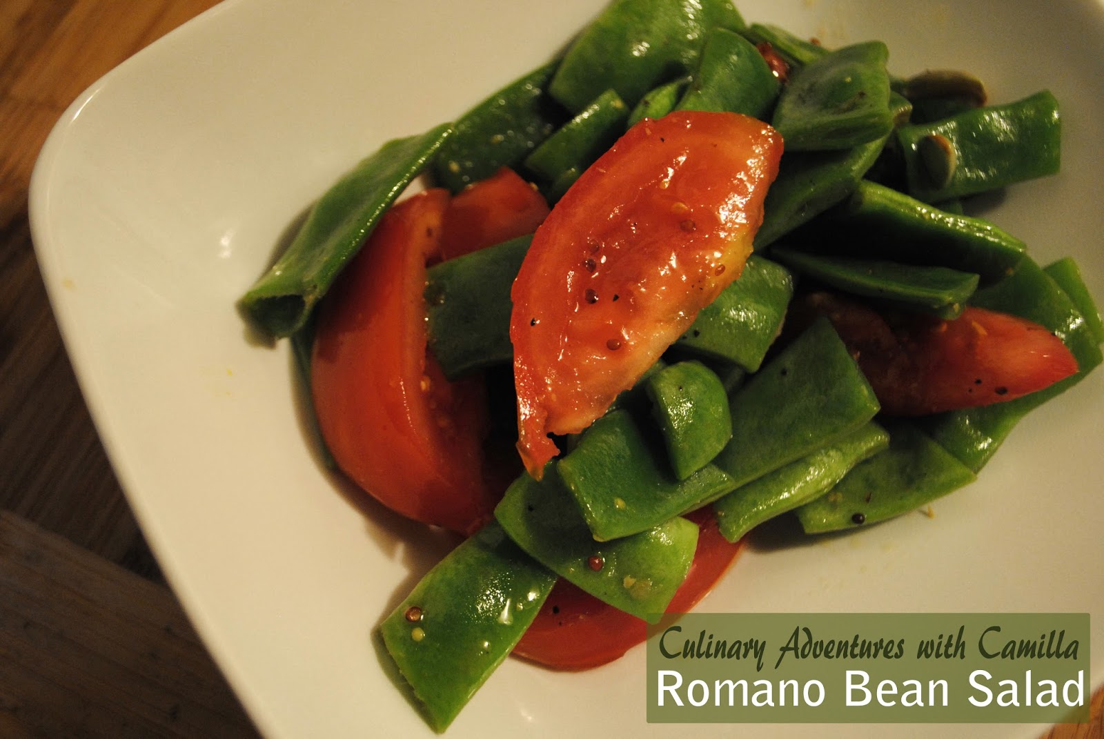 Culinary Adventures with Camilla Romano Bean Salad
