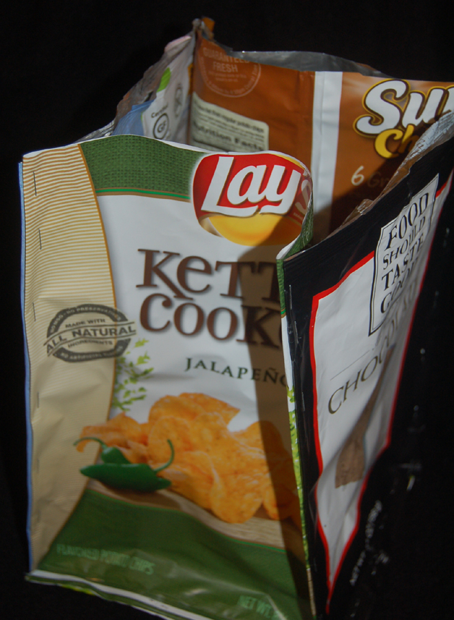 Lynn's Craft Blog Recycled Chip Bag Tote