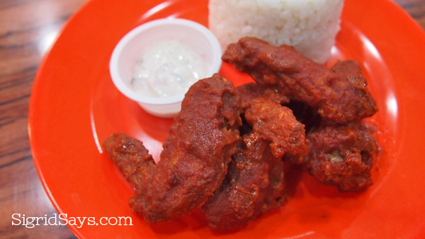 D'z Wings with Korean sauce