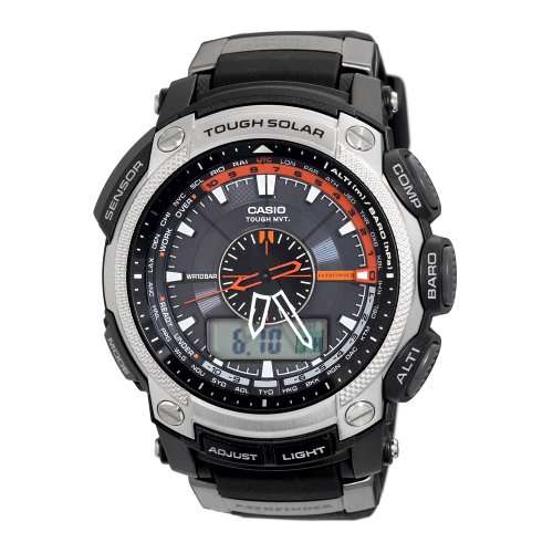 Casio Men's PAW5000-1 Pathfinder Solar Power Blue Dial Watch