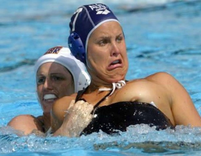 Women's Water Polo Nipple Slip Compilation, 100 Photos of Nipple Sl...