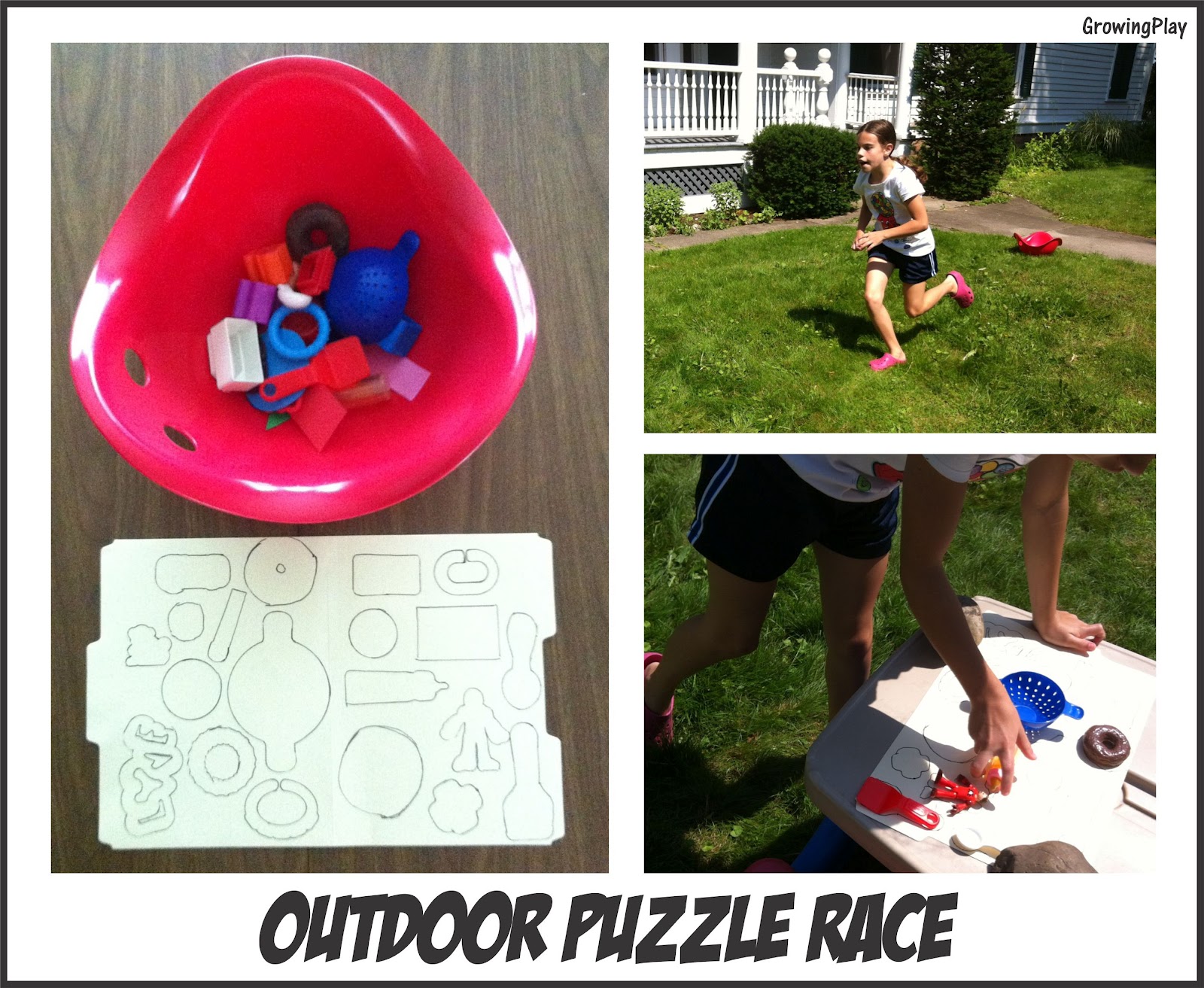 Growing Play Outdoor Puzzle Race