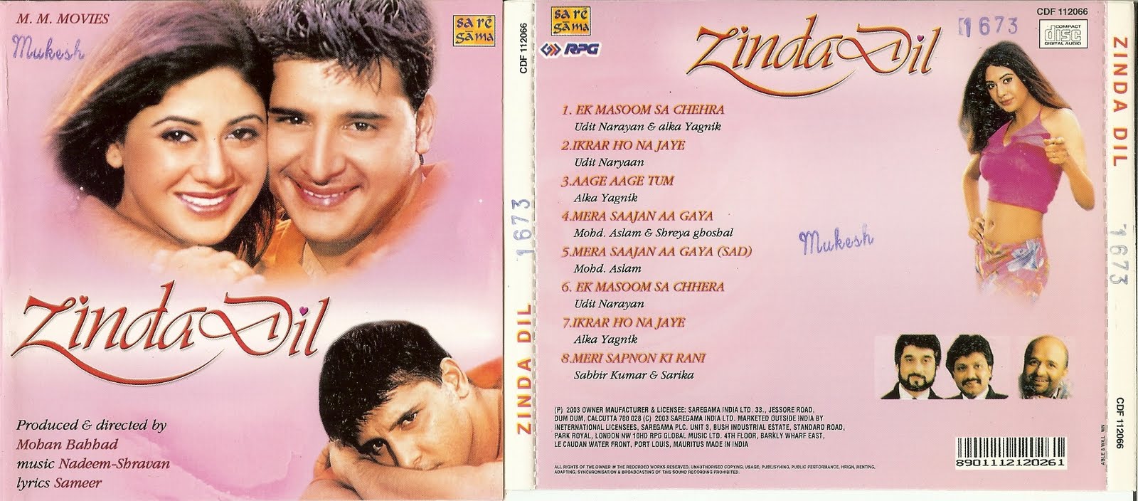 Nadeem Shravan The Melody King Zinda Dil 2003
