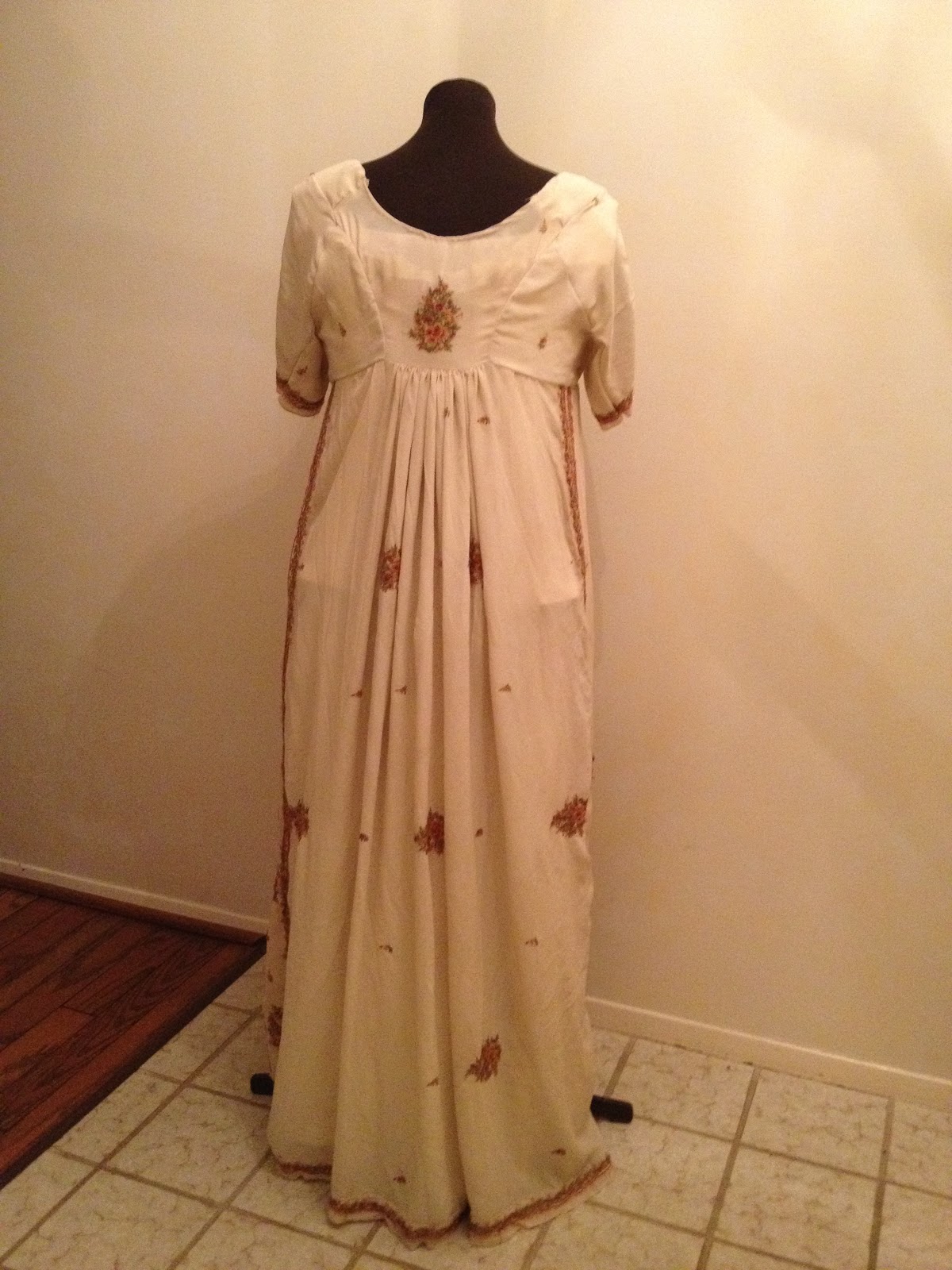 Maggie's Costume Wardrobe Regency drawstring gown and open robe