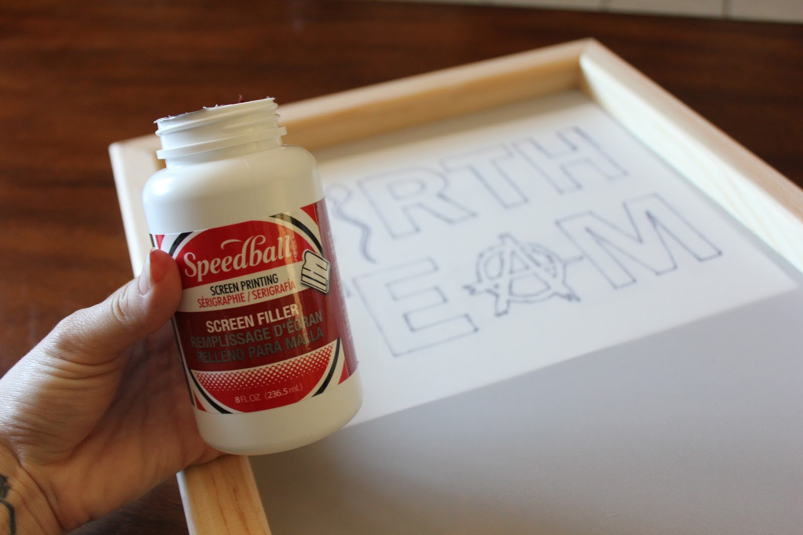 Hawks and honey How to make a Silkscreen {A DIY Project; Drawing